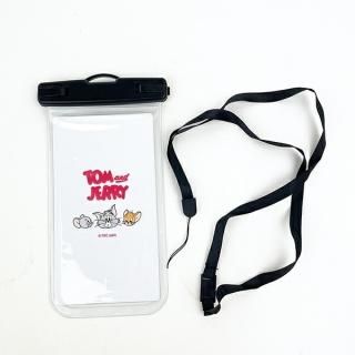 店内セール開催中!10％オフ対象商品! トムとジェリー タフィー フレンズ防水スマホポーチ 防水ケース サマー TOM and JERRY