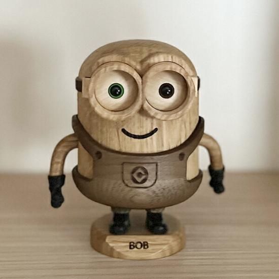ボーイフッド ミニオンズ ボブ 木製 オブジェ インテリア 人形 BOYHOOD
