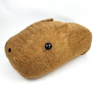 店内セール開催中!10％オフ対象商品! もふっとカピバラさん 抱きしめサイズ ぬいぐるみ ブラウン