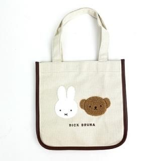 <img class='new_mark_img1' src='https://img.shop-pro.jp/img/new/icons15.gif' style='border:none;display:inline;margin:0px;padding:0px;width:auto;' />ミッフィー miffy ミッフィー＆ボリス スクエアミニトートバッグ フェイスサガラシリーズ