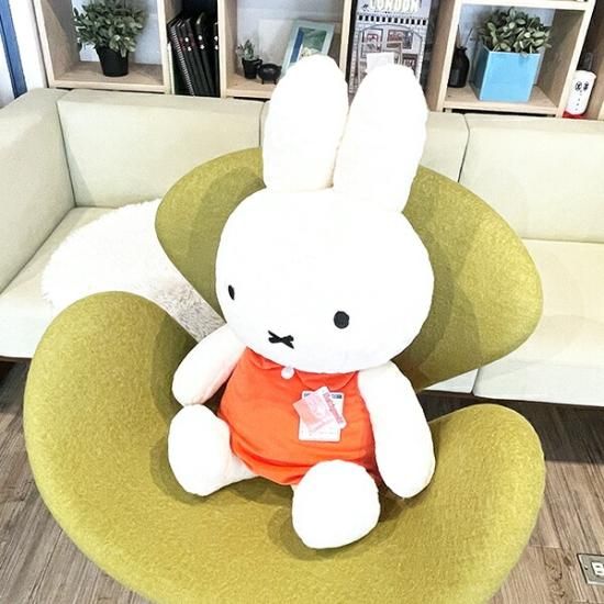 ミッフィー miffy ふわふわシフォン ぬいぐるみ(2L) オレンジ ミッフィー miffy ふわふわシフォン ぬいぐるみ(2L) オレンジ