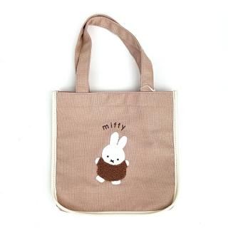 <img class='new_mark_img1' src='https://img.shop-pro.jp/img/new/icons15.gif' style='border:none;display:inline;margin:0px;padding:0px;width:auto;' />ミッフィー miffy スクエアミニトートバッグ るんるんサガラシリーズ