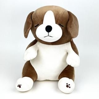 店内セール開催中!10％オフ対象商品! プレミアムねむねむ ビッキー 座り抱きまくら(M) ぬいぐるみ ビーグル