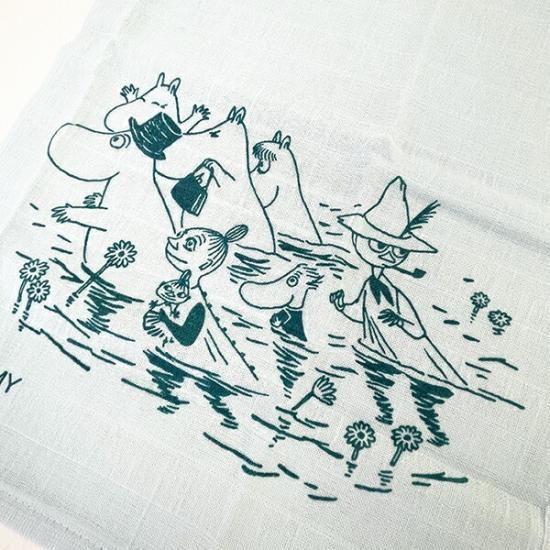 希少　大判　ムーミン　ヴィンテージ　ガーゼタオル　バスタオル MOOMIN バスガーゼ ムーミン谷仲間たち おぼろガーゼ 日本製