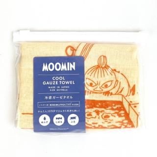 ムーミン リトルミイ 冷感ガーゼタオル オレンジ 熱中症対策 サマー 日本製