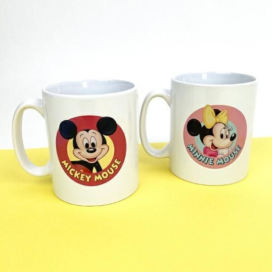 ディズニー ミニー ブラシアート マグカップ キッチン Disney