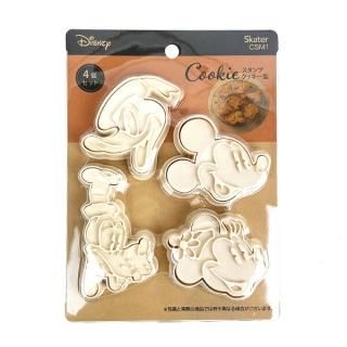 ディズニー ミッキーフレンズ スタンプクッキー型 ライトベージュ キッチン 型抜き Disney