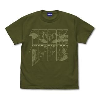 幽☆遊☆白書 フルパワー100％中の100％！！！ Tシャツ (モスグリーン) 【Mサイズ】