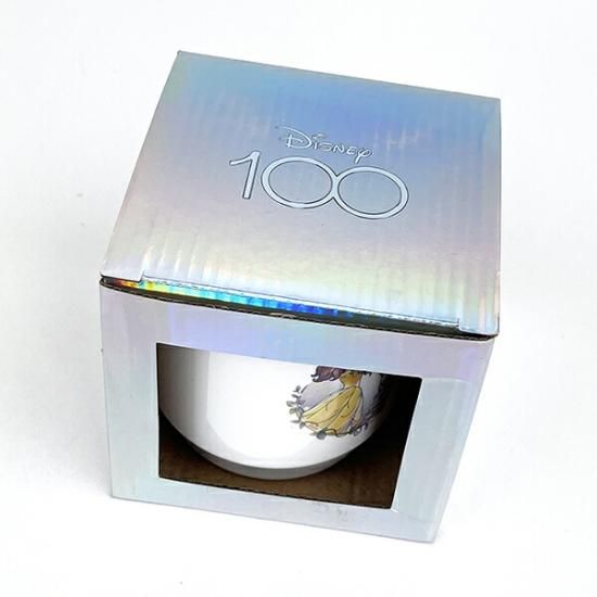 ディズニープリンセスのディズニー100周年限定マグカップ