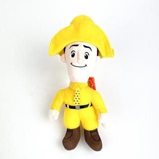 おさるのジョージ 黄色い帽子のおじさん ぬいぐるみ パペット