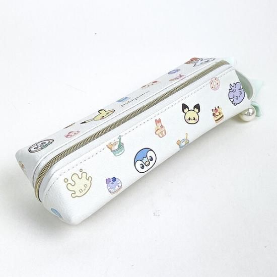 ポケモン ポケピース 開くトレーポーチ ペンケース ホワイト 文具