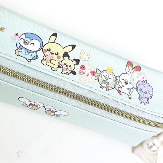 ポケモン ポケピース 開くトレーポーチ ペンケース グリーン 文具