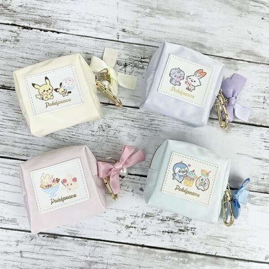 ポケットモンスター ヒバニー＆ニャスパー カラビナ付ミニポーチ