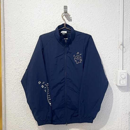 水森亜土 ナイロンジャケット カップル M アウター アパレル ネイビー