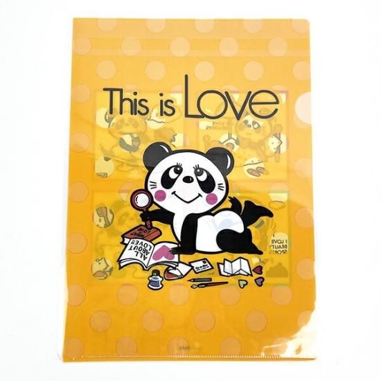 パンダコパンダ クリアステッカーシート (ともだち) 文具 日本製