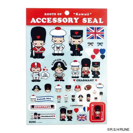 ルンル様用 まとめ売り 内藤ルネ アクセサリーシール シャルマントリオ 文具 ステッカー