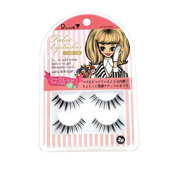 内藤ルネ つけまつ毛 シークレットナチュラルS2 つけま メイク 化粧