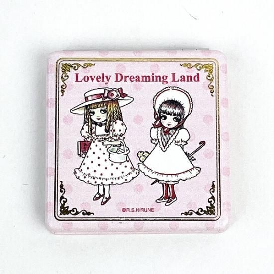 内藤ルネ ミラー サークル ロリータ 鏡 折りたたみミラー ポケット