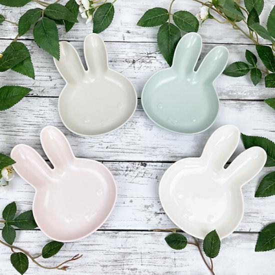 ミッフィー　miffy 海外限定　セラミック　プレート　皿　ダイカットプレート 金正陶器 ミッフィー ダイカットプレート L ミッフィー顔型