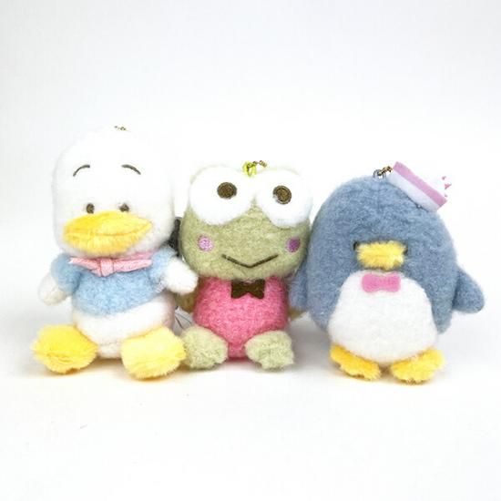 fluffy mascots and classically designed pouches