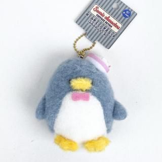 店内セール開催中!50％オフ対象商品! サンリオ ヴィンテージレトロ タキシードサム フワフワ ボールチェーンマスコット ぬいぐるみ キーホルダー