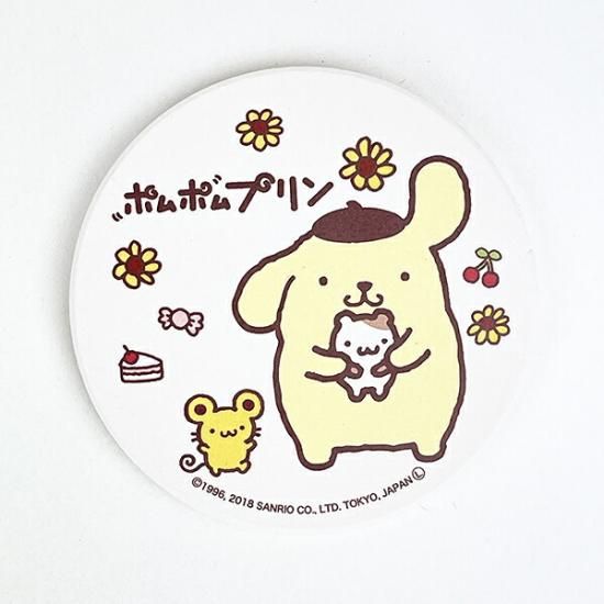 サンリオ ポムポムプリン スイーツ＆プリン 陶製吸水コースター