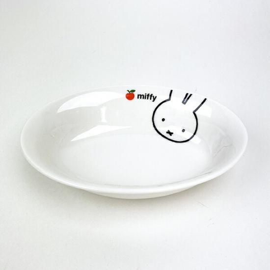 ミッフィー miffy アップル カレー皿 お皿 日本製 ミッフィー miffy アップル カレー皿 お皿 日本製