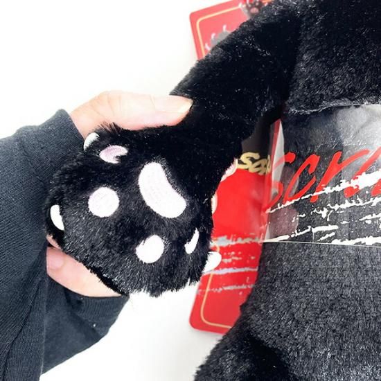 スクラッチ ぬいぐるみ L スクラッチ 猫 ネコ インテリア ブラック
