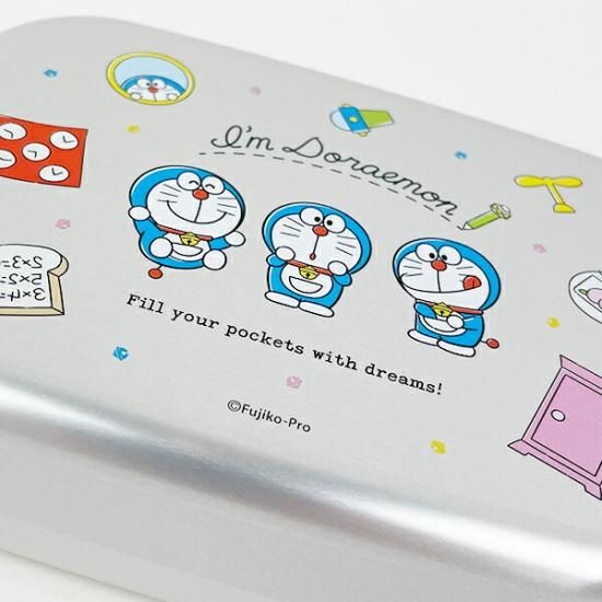 ドラエモンアルミ弁当箱 スケーター アルミ弁当箱 ドラえもん ステッカー ランチボックス