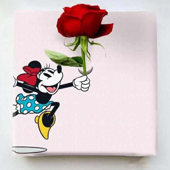 ディズニー ミニーマウスの花瓶(壁掛け用) 【ヨーロッパから正規