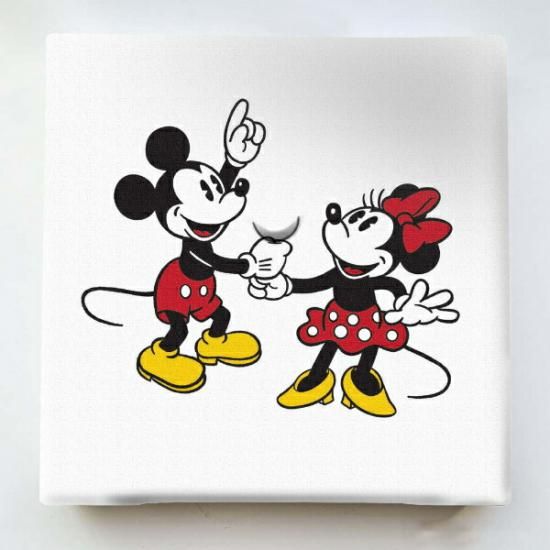 DISNEY ミッキー&ミニー フラワーベース（一輪挿し）(レア