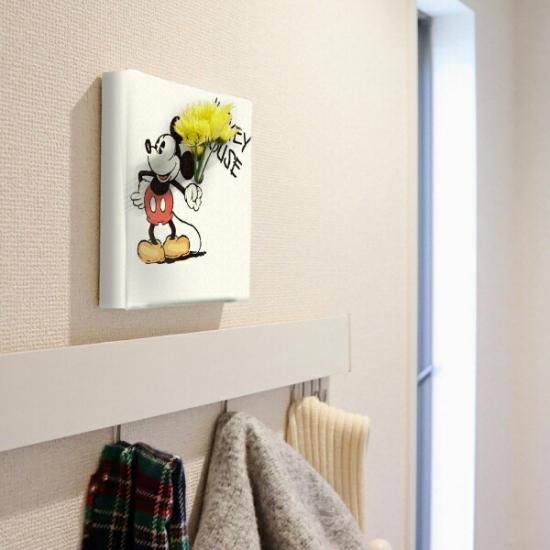 ミッキーマウス 花瓶 ガラス製　限定品 予約品】≪3月入荷予定≫ディズニー ミッキーマウス IKEBANA 一輪挿し