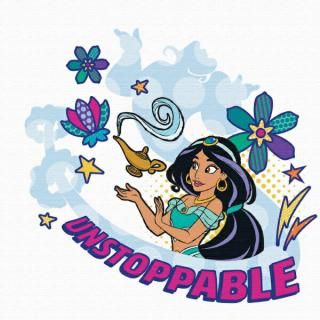 ディズニー ジャスミン ダイカット ウッドウォールアート DISNEY