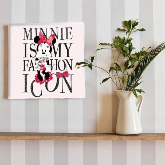 ディズニー　ミニーマウスのアートプリント　 絵画 オランダ製 ディズニー ミニーマウスのアートプリント 絵画 オランダ製 Amazon.co