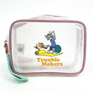トムとジェリー カラフルスポーツポーチ (ピンク) トラベルグッズ 旅行 Flapper
