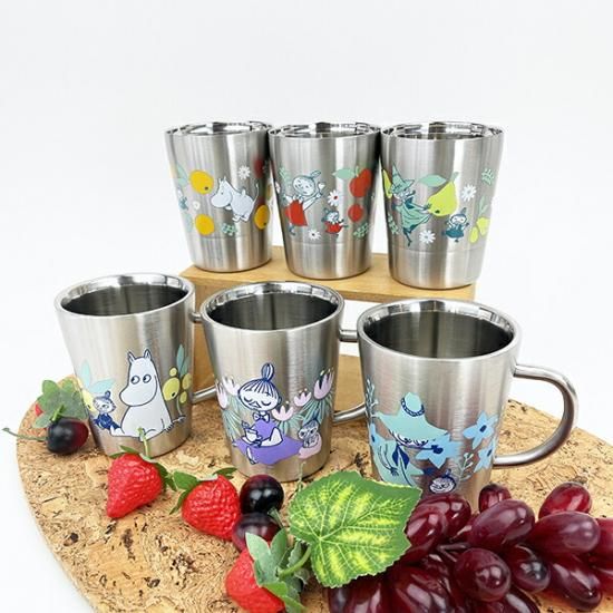ampero mini　美品 即日発送 ムーミン リトルミイ 二重ステンレスマグ コップ 食器