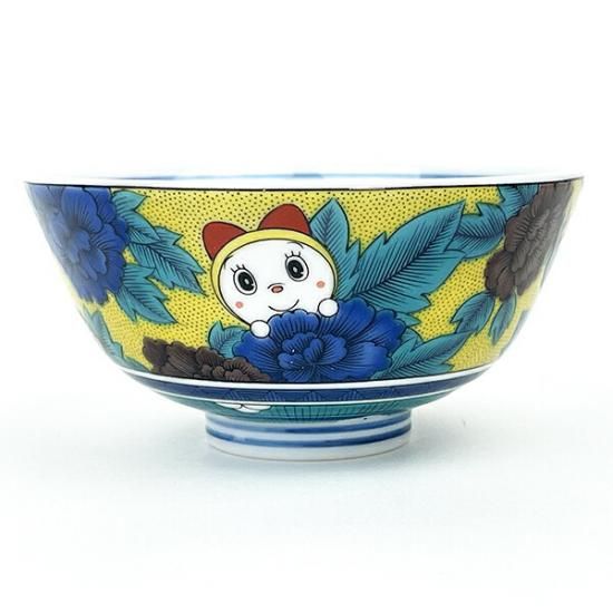 九谷焼 茶碗 4個セット ドラえもん 九谷焼 茶碗 吉田屋風・四彩 食器 キッチン