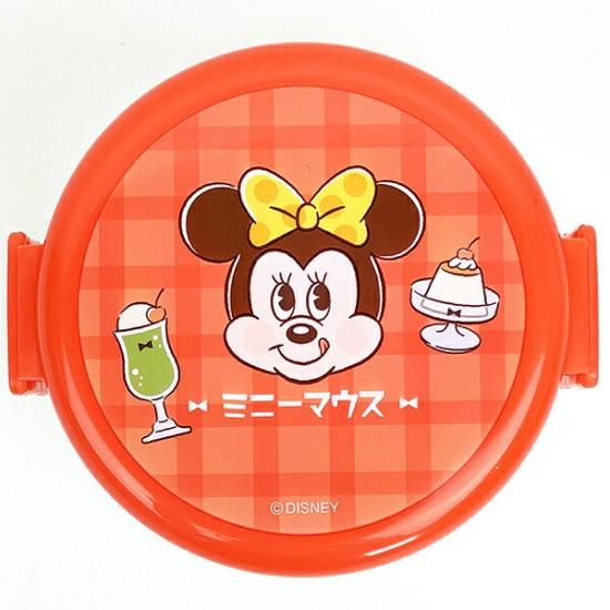 ディズニー ミニーマウス 抗菌丸型2段ランチBOX 喫茶レトロ ディズニー ミニーマウス 抗菌丸型2段ランチBOX 喫茶レトロ