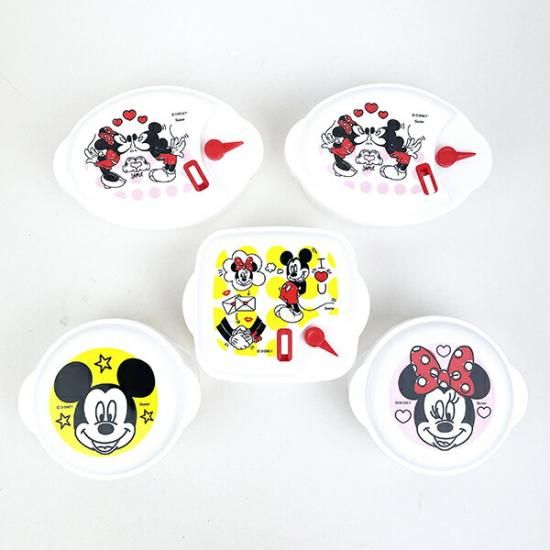 ディズニー ミッキー＆ミニー PT電子レンジ容器 5PC キッチン