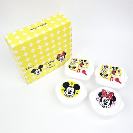 ディズニー ミッキー＆ミニー ステンレス スプーン＆フォーク 4pc 食器