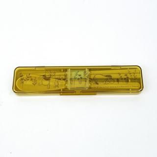 会員様限定20％OFF対象商品！ ディズニー くまのプーさん はちみつ 抗菌コンビセット(箸・スプーン) ランチ Disney 日本製