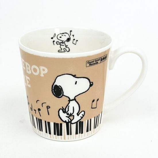 当店だけの限定モデル たっぷりマグ ミュージック スヌーピー コップ SNOOPY 日本製 食器 マグカップ・食器