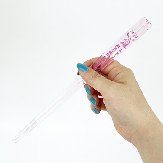 スヌーピー サリー クリア箸 (23cm) ライトピンク 食器 日本製 SNOOPY