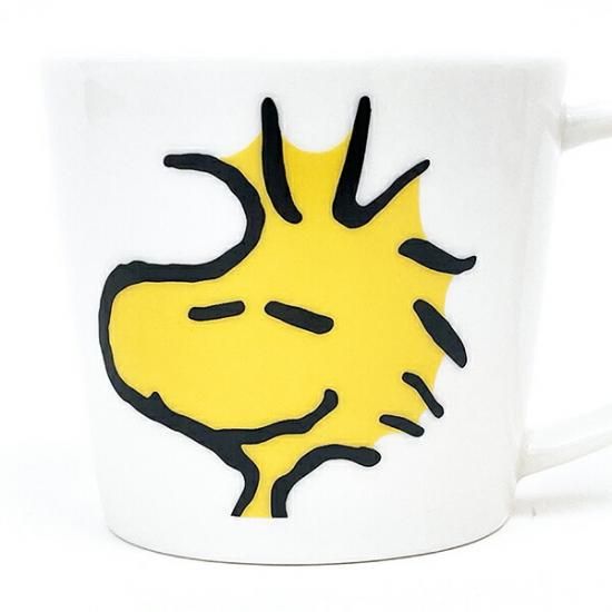 Snoopy &Woodstock's stylish face mug