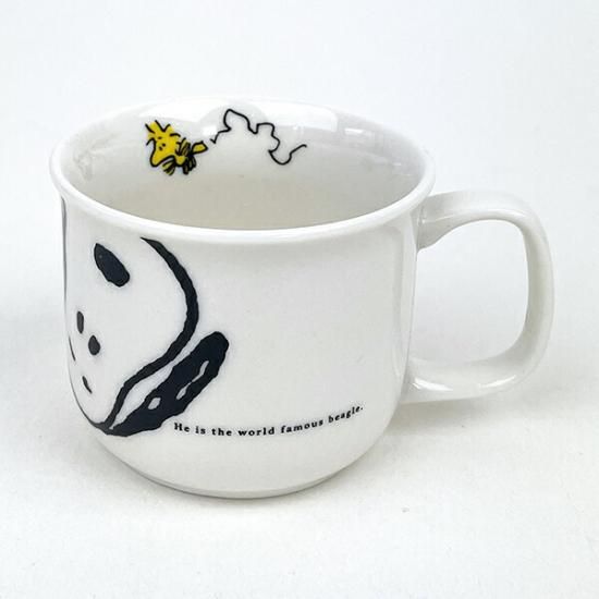 Snoopy &Woodstock's stylish face mug