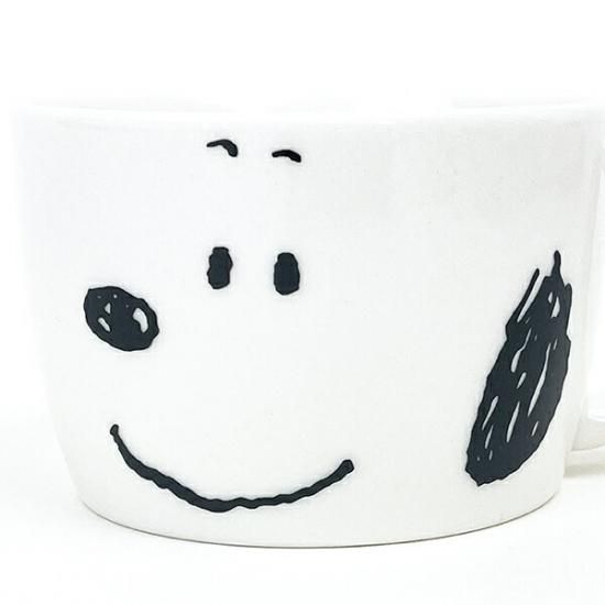 Snoopy &Woodstock's stylish face mug