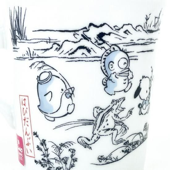 はぴだんぶいの鳥獣戯画コラボ