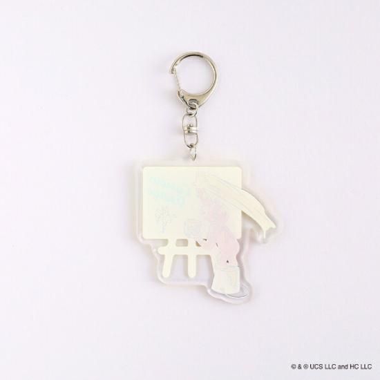 おさるのジョージ アクリルキーホルダー（paint） 文具 日本製