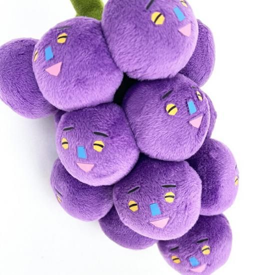 くだものやさん ぶどう ぬいぐるみ パープル