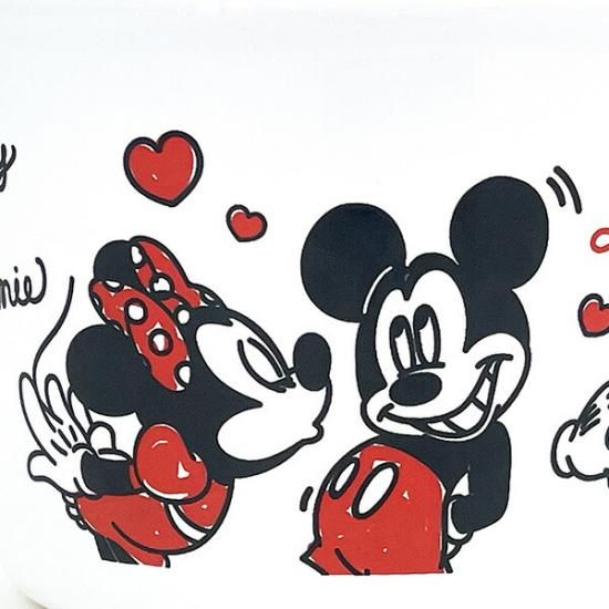 【R】ディズニーミッキー&ミニー 7個セット ミッキー&ミニー 木製ドール 2点セット ベンチ付き マホガニー